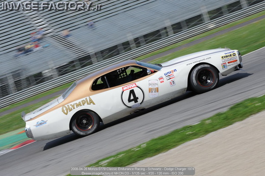 2008-04-26 Monza 0779 Classic Endurance Racing - Schwartz - Dodge Charger 1974